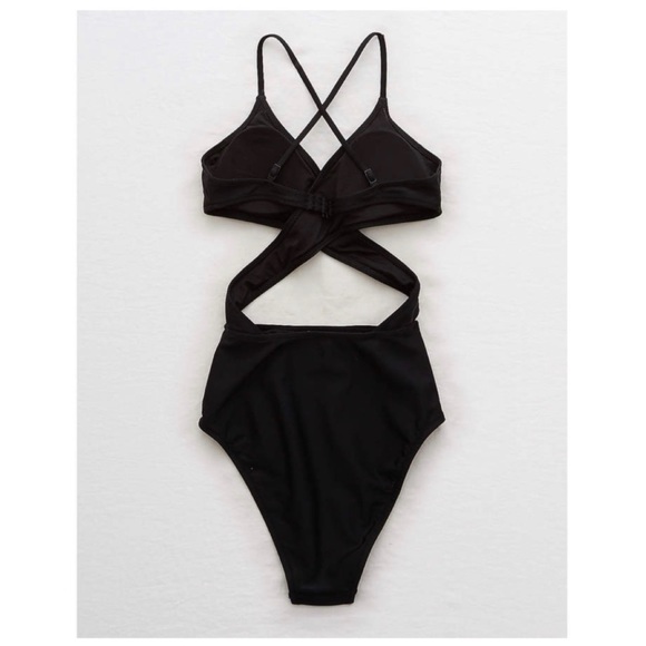 aerie Wraparound One Piece Swimsuit - Picture 4 of 4